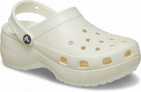 Damskie Buty Chodaki Klapki Crocs Platforma Glitter 207241 Clog 39-40