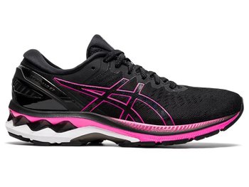 Damskie buty do biegania Asics Gel Kayano 27 BLACK/PINK GLO - Rozmiar EURO 37.5 - Asics