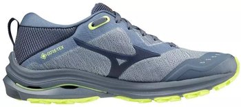 Damskie Buty Do Biegania Z Membraną Gore_Tex Mizuno Wave Rider Gtx | Vindigo/Neolime - Rozmiar Euro 41 - Mizuno