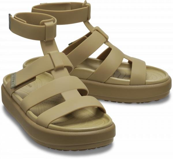 Damskie Buty Sandały Gladiatorki Crocs Brooklyn Gladiator 209557 Luxe ...