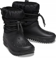 Damskie Buty Zimowe Ocieplane Śniegowce Crocs Classic Neo Puff Luxe 34-35