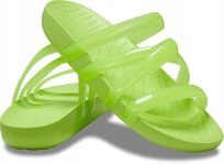 Damskie Klapki Crocs Splash Glossy Strappy Sandal 36-37