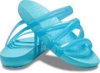 Damskie Klapki Crocs Splash Glossy Strappy Sandal 41-42