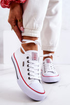 Damskie Klasyczne Trampki Cross Jeans Jj2R4009C Białe-40 Cross Jeans