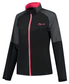 Damskie Kurtki Do Biegania Rogelli Running Jacket Enjoy | Black/Pink - Rozmiar Xl - Rogelli