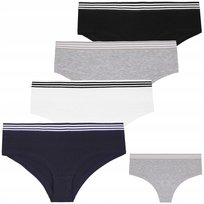Damskie Majtki Shorty Bawełniane Moraj Bdm451-007 4Pak L