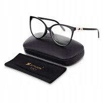 Damskie Okulary Zerówki do KOMPUTERA TV Smartfon BLUE LIGHT Kocie POLARZONE