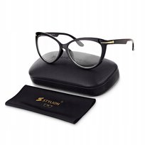 Damskie Okulary Zerówki do KOMPUTERA TV Smartfon BLUE LIGHT Kocie POLARZONE