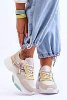Damskie Sneakersy Sznurowane Multikolorowe Cortes -38