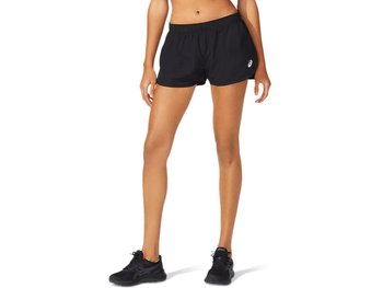 Damskie Spodenki Do Biegania Asics Core Split Short | Performance Black - Rozmiar Xs - Asics