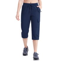 Damskie Spodnie 3/4 Cargo Trekkingowe Wodoodporne Sportowe Granatowe XXL Inna marka