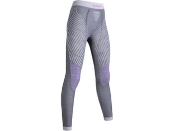 Damskie spodnie 3/4 UYN Lady Fusyon Uw Pants Long - Anthracite/Purple/Pink - UYN