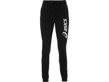 Damskie spodnie do biegania Asics Big Logo Sweat Pants | BLACK/WHITE XS - Asics