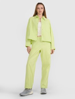 Damskie spodnie tkaninowe 4F 4FRSS25TTROF1448-73S Żółty Roz. XS - 4F