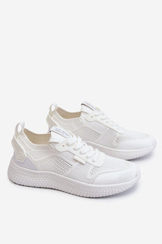 Damskie Wygodne Sneakersy Memory Foam System Big Star LL274415 Białe-39 - Big Star