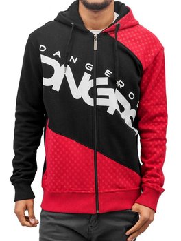 Dangerous DNGRS, Bluza męska rozpinana Zip Big Logo, czerwony, rozmiar M - Dangerous DNGRS