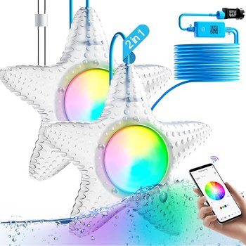 DANSIOYE Podwodne Oświetlenie Basenowe LED, Sterowane Aplikacją, RGB - NIKCORP