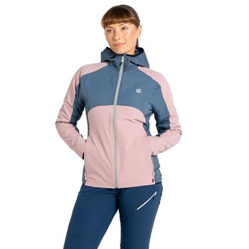 Dare 2B Damska Kurtka Z Kapturem Avidly Soft Shell Jacket (46 / Jasnoróżowy) - Dare 2B