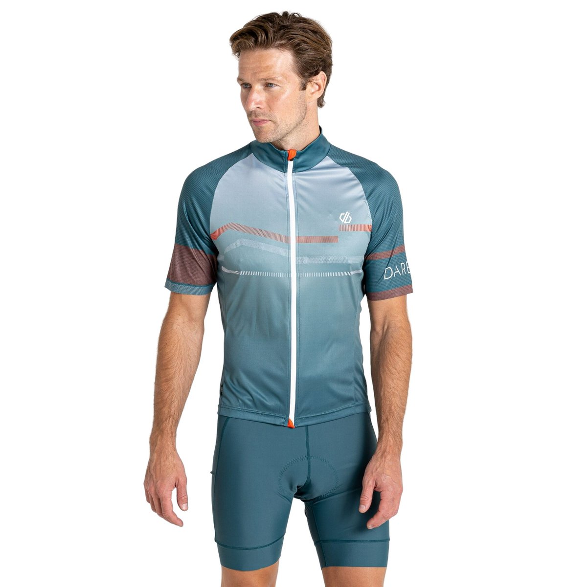 Dare 2b Calzamaglia Da Ciclismo Uomo AEP Technique - Leggera, Rapida Asciugatura, Con Fondello E Rifrangenti