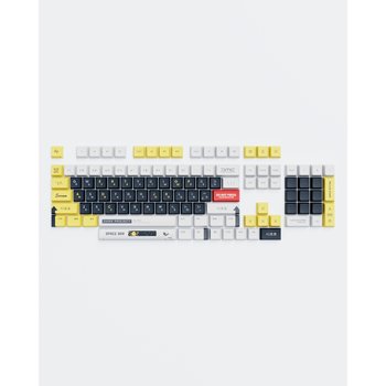 Dark Project KS-1036 Keycapy PBT (ENG/UA/RU - biały/żółty) - Inny producent