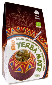 Dary Natury, Herbata zielona bio, Yerba mate, 200 g - Dary Natury