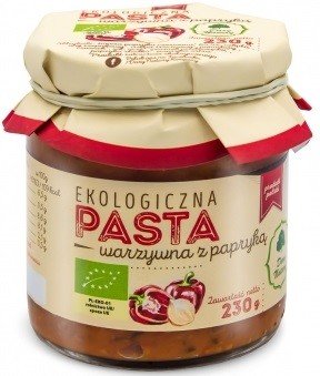 Dary Natury, Pasta warzywna z papryką, Eko, 230 g - Dary Natury