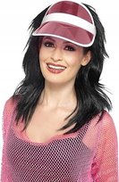 Daszek Disco Różowy Neon Lata 80 90 Neonowy Barbie Party Czapka Z Daszkiem