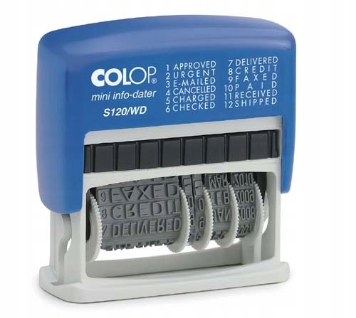 DATOWNIK Colop Mini - 12 HASEŁ + DATOWNIK - COLOP | Sklep EMPIK.COM