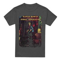 David Bowie T-Shirt Unisex Dla Dorosłych Ziggy Stardust Album (L / Grafitowy) BOWIE