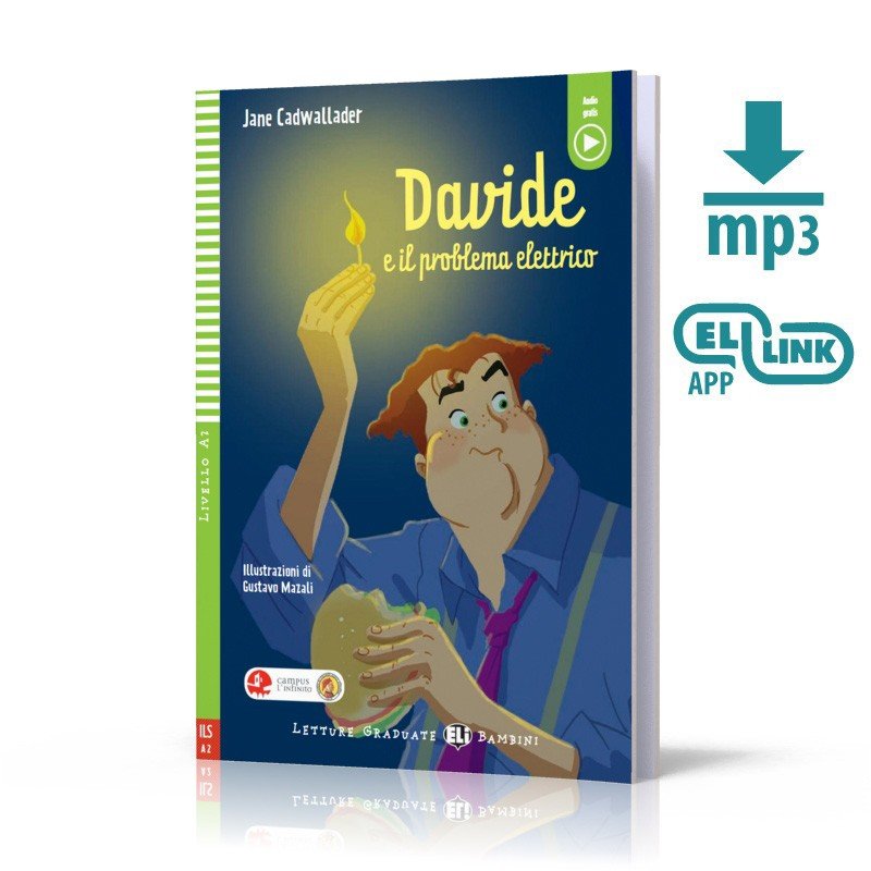 Davide w il problema elettrico książka + audio online A2