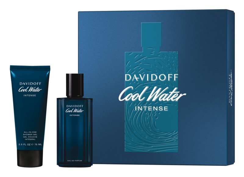 Davidoff, Cool Water Intense Men, zestaw kosmetyków, 2 szt Davidoff Cool Water Intense ~ Perfumowe nowości
