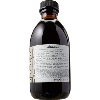 Davines Alchemic Chocolate, Szampon do włosów ciemnobrązowych i czarnych 280ml - Davines