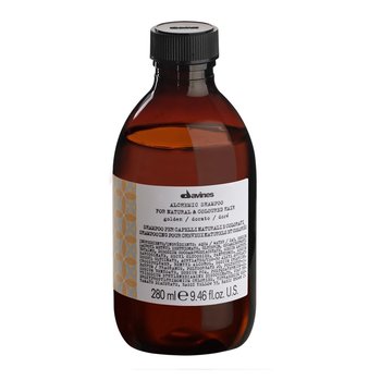Davines Alchemic Golden, Szampon do włosów o kolorze złocisty blond 280ml - Davines