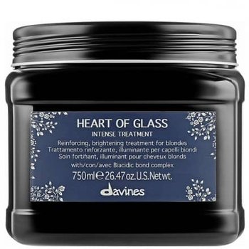 Davines Heart of Glass Intense Treatment, Kuracja Wzmacniająca i Rozświetlająca do Włosów Blond, 750ml - Davines