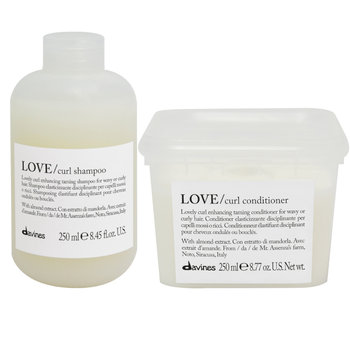 Davines Love Curl Zestaw do Loków Szampon 250ml Odżywka 250ml Włosy Kręcone - Davines