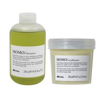davines Momo, Zestaw nawilżający do włosów: szampon 250ml + odżywka 250ml - Davines