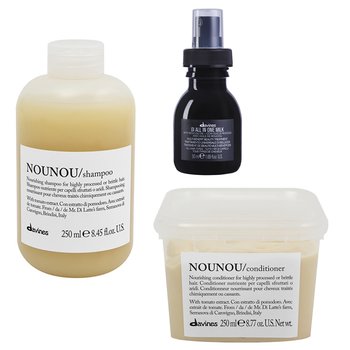 Davines Nounou szampon 250 ml + odżywka 250 ml + OI Oil All mleczko 50 ml - Davines
