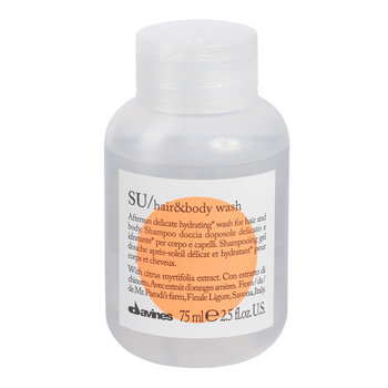 Davines SU Hair and Body Szampon ochronny po słońcu do włosów i ciała 75ml - Davines