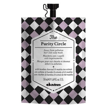 Davines The Circle Chronicles Purity Circle, Maska usuwająca zanieczyszczenia z włosów i skóry głowy 50 ml - Davines