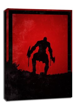 Dawn of Heroes - Kratos, God of War - obraz na płótnie 60x80 cm - Galeria Plakatu