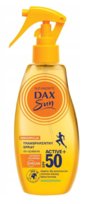Dax Sun, Active, Transparentny spray do opalania SPF 50, Triger, 200 ml