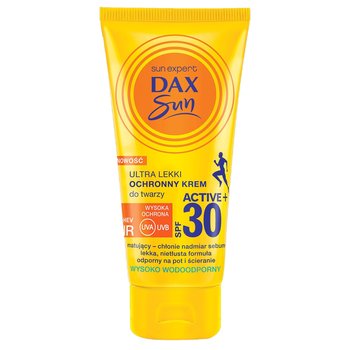 Dax Sun, Ultralekki ochronny krem do twarzy SPF 30 ACTIVE+, 50 ml - Dax Sun