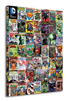 DC Comics Covers Montage - obraz na płótnie - Art Group