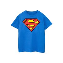 DC Comics Koszulka Damska / Damska Superman Logo Boyfriend Fit Cotton Boyfriend T-Shirt (S (52-55 Cm) / Lazurowy) DC COMICS