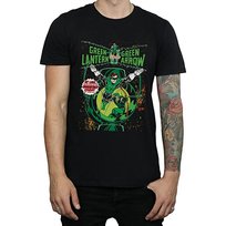 DC Comics Męska Bawełniana Koszulka Z Okładką Komiksu Green Lantern & Green Arrow (S (52-55 Cm) / Czarny) DC COMICS