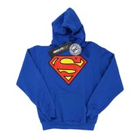 DC Comics Męska Bluza Z Kapturem Z Logo Supermana (L / Lazurowy) DC COMICS