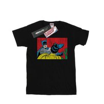 DC Comics Męska Koszulka Batman Robin Slap (S (52-55 Cm) / Czarny) DC COMICS