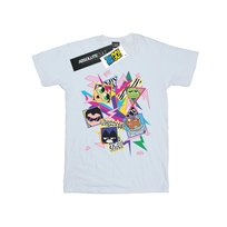 DC Comics Męska Koszulka Teen Titans Go 80s Icons (S (52-55 Cm) / Ciepły Biały) DC COMICS