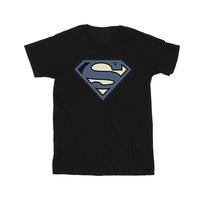 DC Comics Męska Koszulka Z Logo Superman Indigo Blue (S (52-55 Cm) / Czarny) DC COMICS
