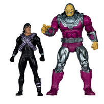 DC Multiverse: Superman kontra Mongul – zestaw 2 figurek (Powrót Supermana) – figurki akcji o wysokości 18 cm i figurka Mega od McFarlane Toys McFarlane